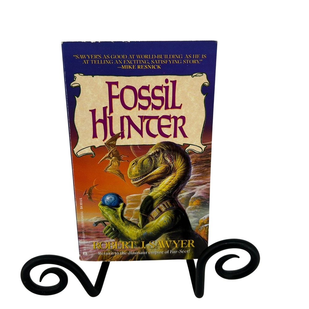 Fossil Hunter Robert J Sawyer Quintaglio Ascension Trilogy Paperback Sci-Fi Book